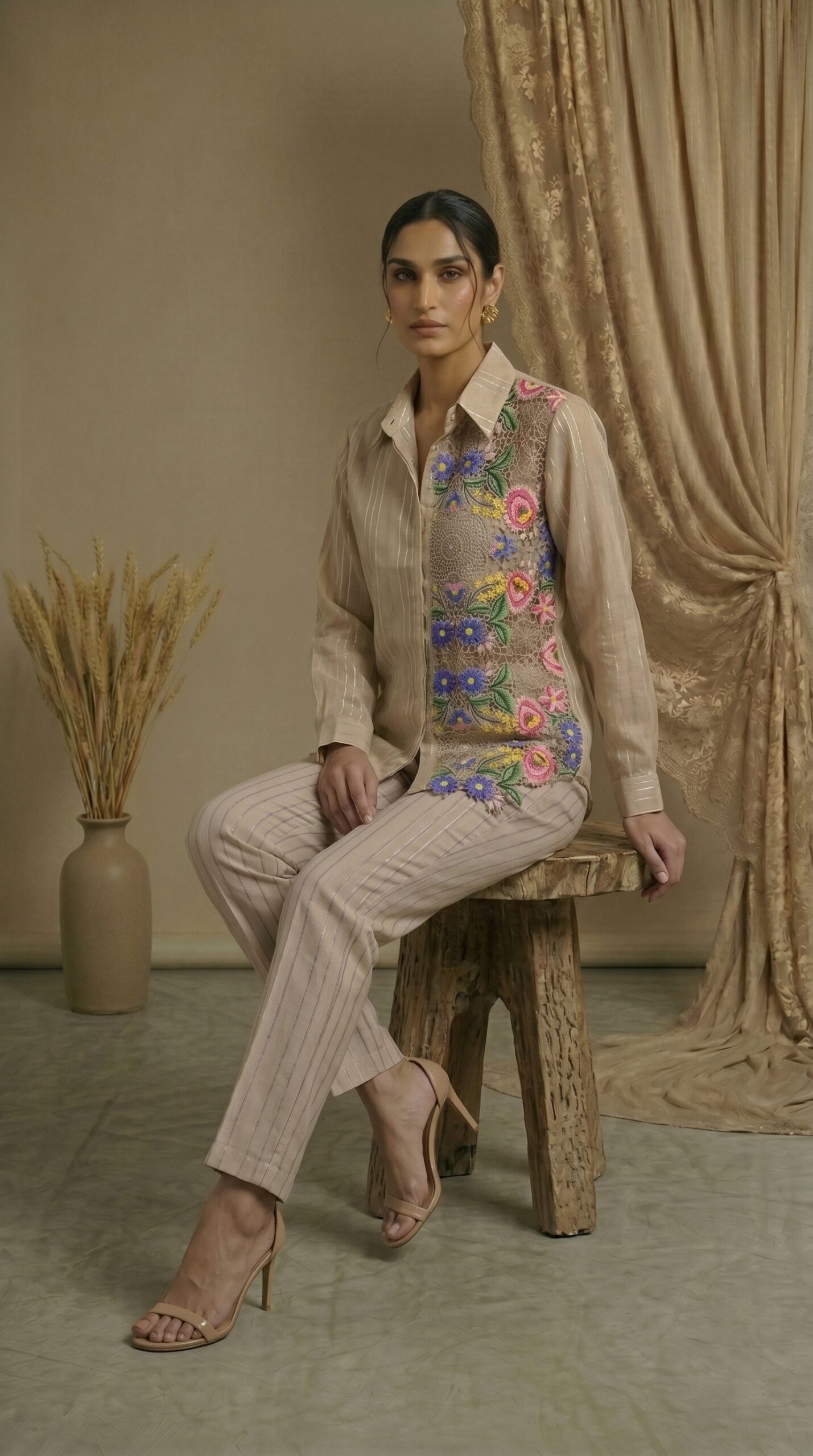 Meadow Bloom Embroidered Co-ord Set - Image 2