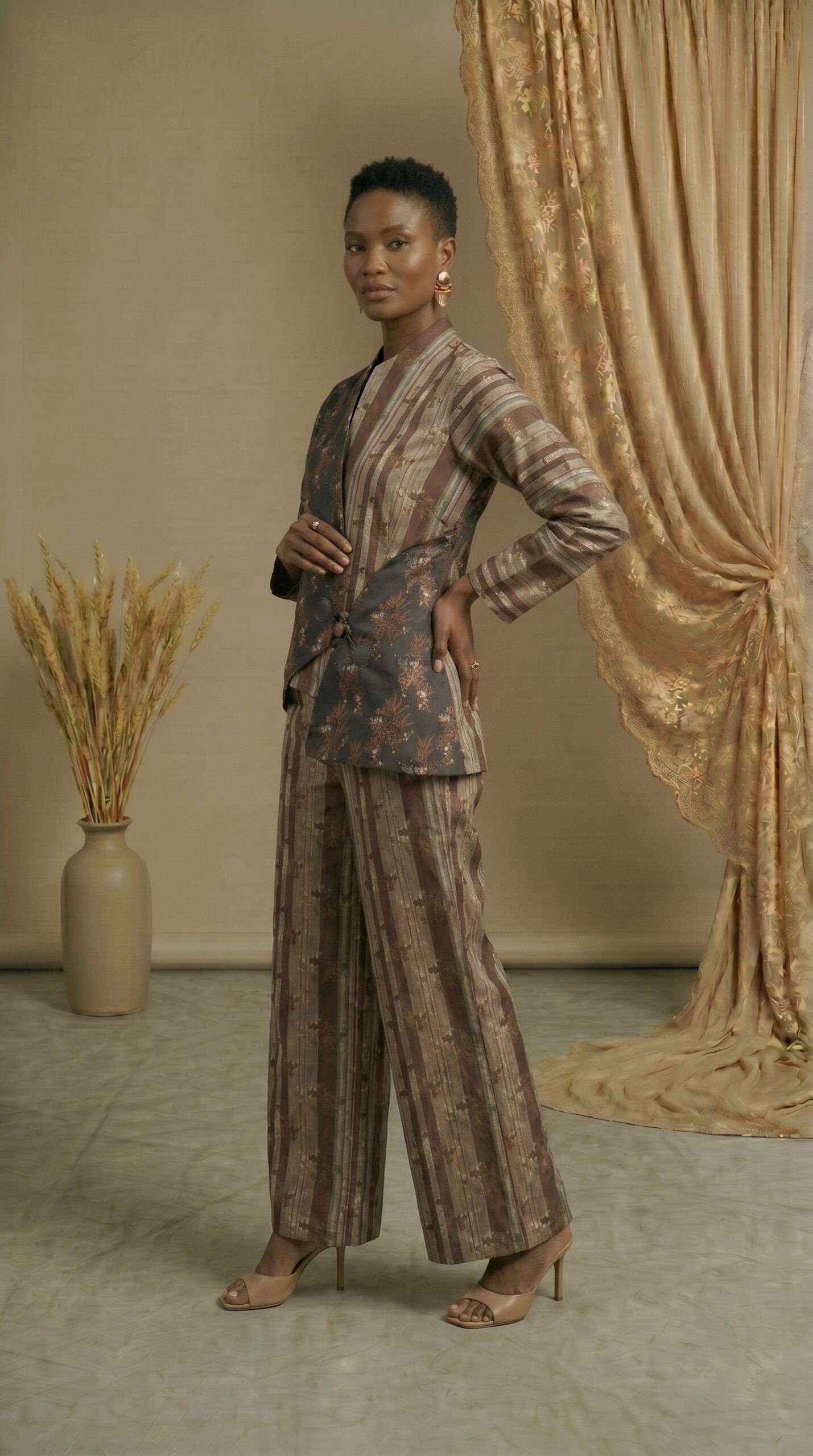 Vintage Mocha Fusion Co-ord Set - Image 2