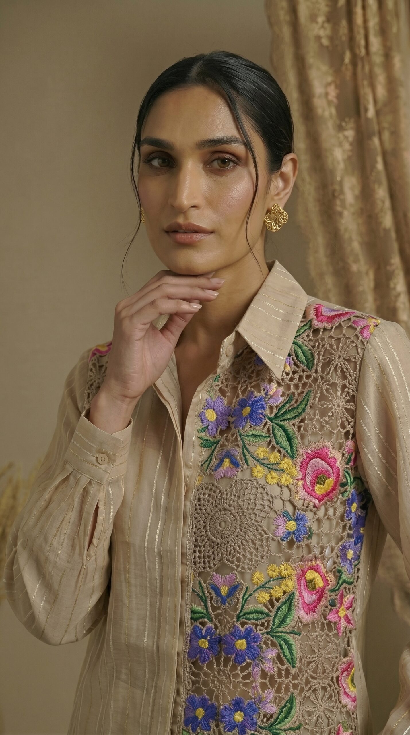 Meadow Bloom Embroidered Co-ord Set - Image 3