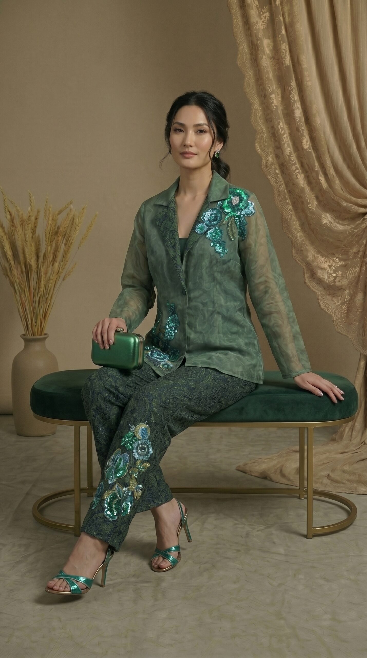 Forest Elegance Floral Co-ord Set - Image 2